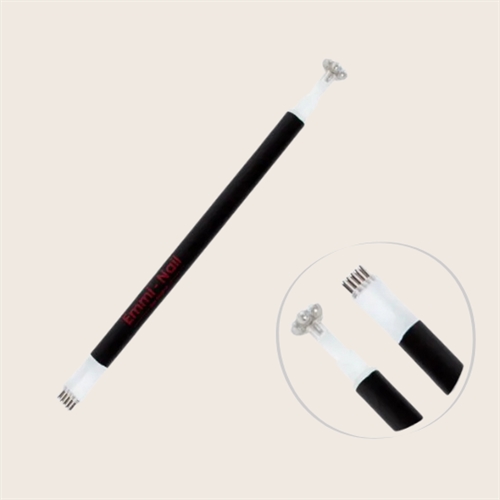 Cat Eye Magnet Flower & Stripes Pen